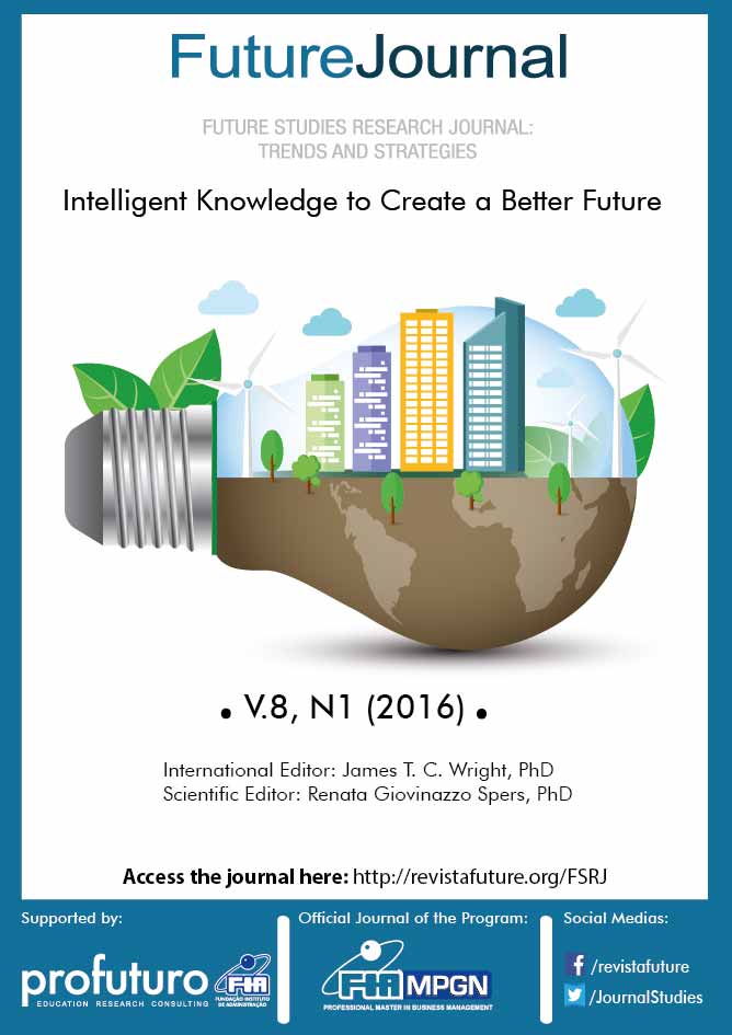 					Visualizar v. 8 n. 1 (2016): Future Studies Research Journal
				